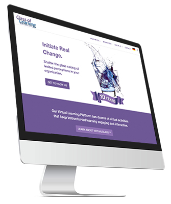 Glass of Learning Web Design