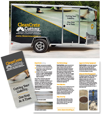 CleanCrete Cutting Vehicle Graphics