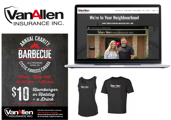 Van Allen Insurance Graphic Design