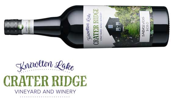 Crater Ridge Private Wine Label Design