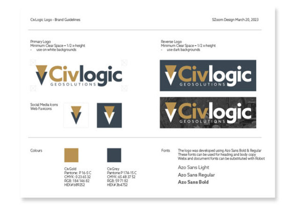 Civlogic Geosolutions Brand Standards