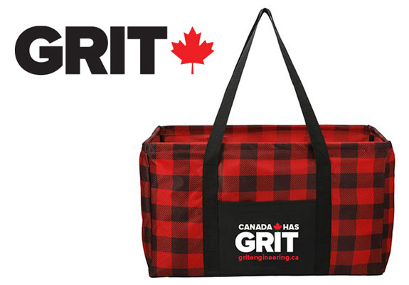Canada Has GRIT Plaid Tote